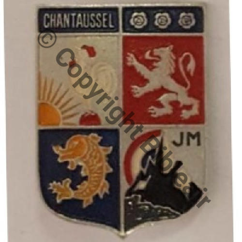 Grpt DAUPHINE Centre CHEZELLES Eqp lieu dit CHANTAUSSEL  A.AUGIS ST.BARTH LYON Alu peint 2Griffes dos grenu 1943 Src.ROSSINI 290Eur06.17